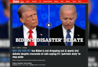 Imprensa europeia reage ao Debate da CNN entre Joe Biden e Donald Trump; veja