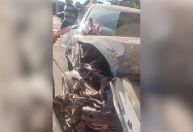 Empresário persegue assaltante, invade loja e atropela empresária