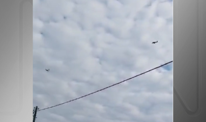 Vídeo: FAB intercepta aeronave da Bolívia após desobedecer ordem em RO