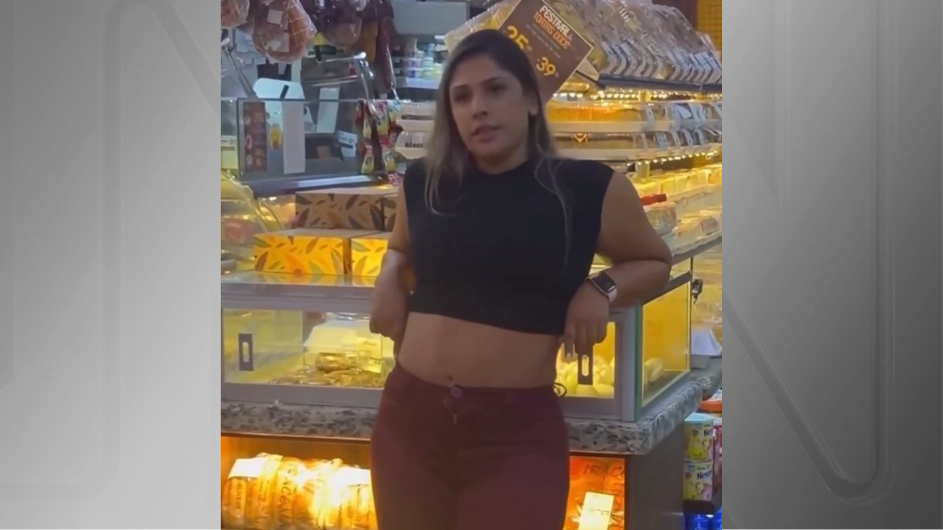 Mulher presa atropelamento