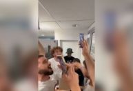 Veja momento em que refém resgatado por Israel faz chamada de vídeo com amigos