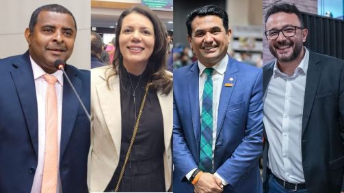 Pré-candidatos São Luís aparecem em uma montagem vertical