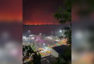 Vídeo: incêndio no Pantanal é visto ao fundo de festa junina em Corumbá (MS)