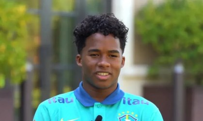 À CNN, Endrick rasga elogios a Mbappé e Vini Jr., futuros companheiros de Real Madrid
