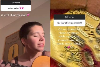 Flor Gil, neta de Gilberto Gil, mostra vídeo cantando e encanta seguidores
