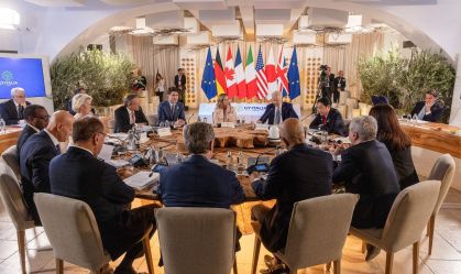 Líderes do G7 se reúnem na Itália