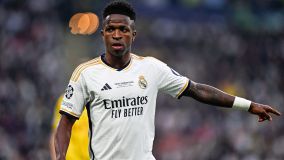 Vini Jr. durante partida