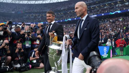 Karl-Heinz Riedle e Zinedine Zidane