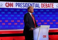 Campanha de Trump declara vitória antes do final do Debate da CNN