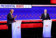 Biden e Trump: veja checagem de fatos em debate presidencial da CNN
