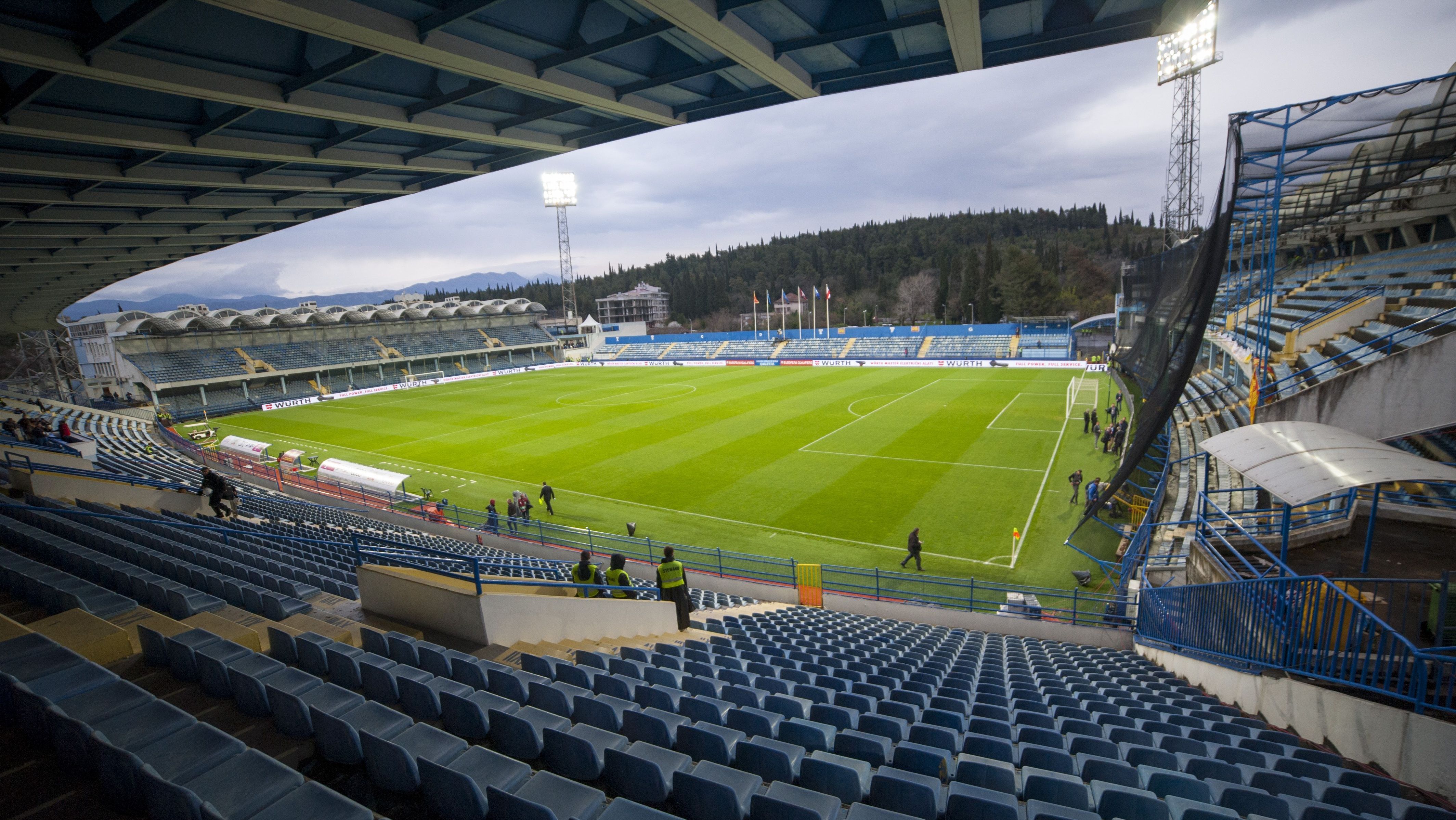 Gradski Stadium, em Podgorica, capital de Montenegro