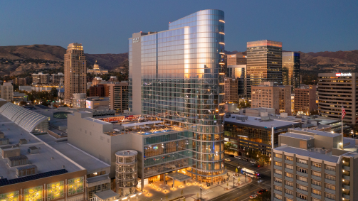Hyatt Regency Salt Lake City, hotel que receberá as seleções que ficarão em Utah.