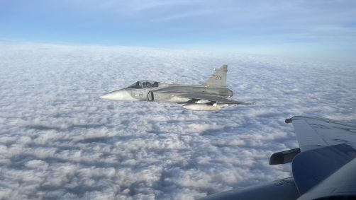 Mirage 2000-5 da França na Suécia