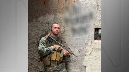 O sargento Rafael Wolfgramm Dias, morto durante operação do Bope no Complexo da Maré, no Rio de Janeiro