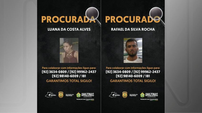 Irmã e primo da mulher presa por furtar farmácias em Manaus são procurados pela polícia / Divulgação