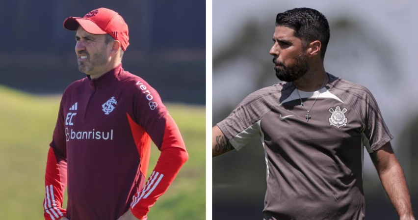 Inter e Corinthians se encontram em momento de pressão no Brasileiro