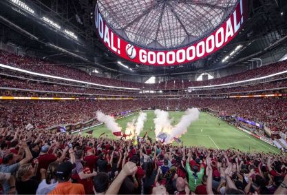 Mercedes-Benz Stadium, em Atlanta, Geórgia