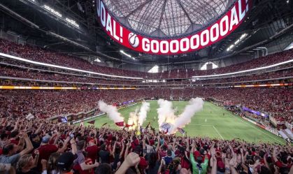 Mercedes-Benz Stadium, em Atlanta, Geórgia