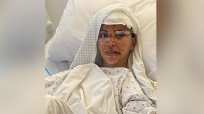 Fátima Boustani ficou ferida em bombardeio no Líbano