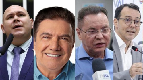 Brunini, Kennedy, Botelho e Lúdio, candidatos a prefeito de Cuibá