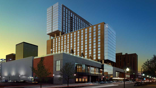 O Omni Louisville Hotel foi escolhido para abrigar as seleções da cidade.