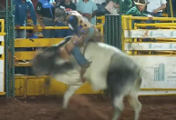 Vídeo: peão é arremessado por touro durante rodeio em Minas Gerais