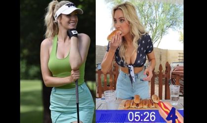 Ex-golfista come 16 hot-dogs e quer buscar título; veja vídeo