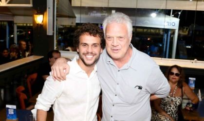 Pedro Bial e Theo Bial