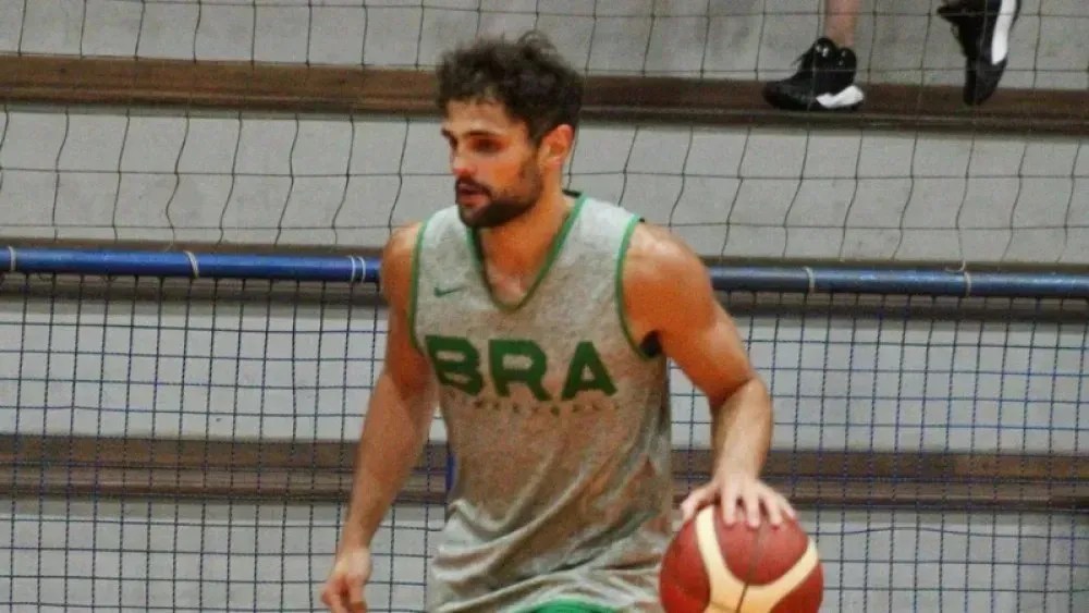 Raulzinho Neto, armador da Seleção Brasileira e um dos destaques da equipe