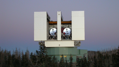 Grande Telescópio Binocular é um dos mais poderosos observatórios terrestres do mundo