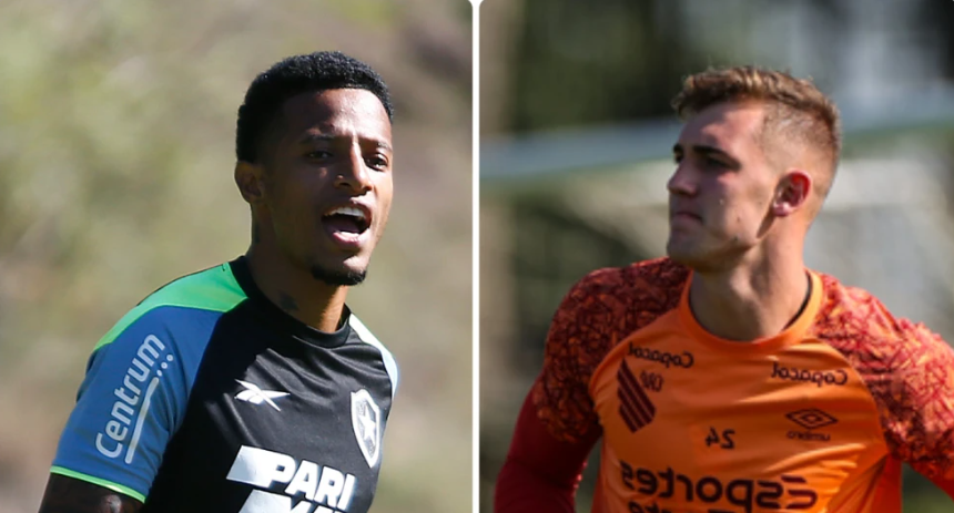 TchêTchê, do Botafogo, e Léo Linck, do Athletico-PR, jogarão no Nilton Santos