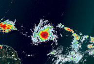 Furacão Beryl atinge Granada e devasta ilha Carriacou
