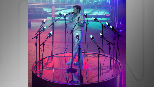 Troye Sivan em show de abertura da turnê &quot;Something To Give Each Other&quot;, no World Tour Coliseu dos Recreios, em Lisboa (Portugal), no dia 29 de maio de 2024