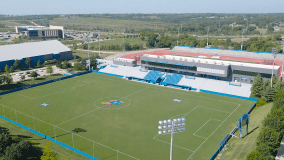 O CT do University of Kansas, no estado do Kansas, teve suas instalações escolhidas pela Fifa.