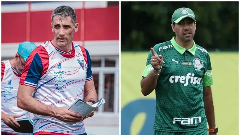 Vojvoda e Abel ferreira se enfrentam em Fortaleza x Palmeiras