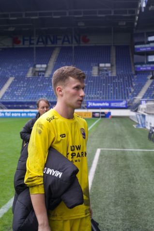 Enzo Garlet, goleiro de 17 anos, após treinamento do Miami Dade, dos Estados Unidos / Reprodução/Instagram