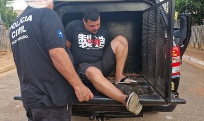 Wellington Honorato dos Santos, autor do feminicídio, é preso pela Polícia Civil do Mato Grosso