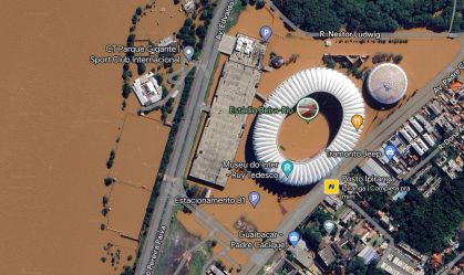 Atualização do Google Maps mostra dimensão das enchentes em Porto Alegre; veja