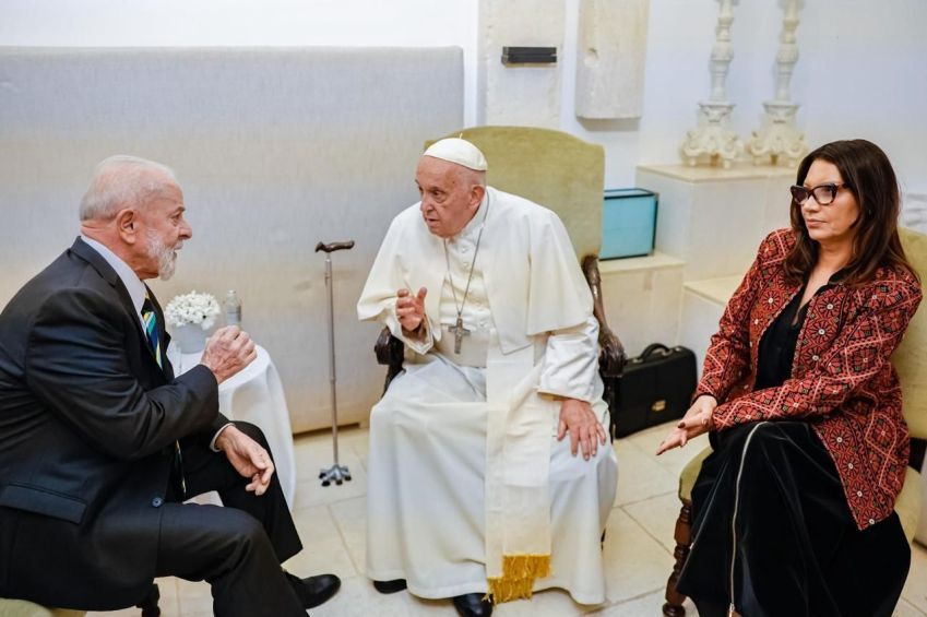 Presidente do Brasil. Lula, se encontra com Papa Francisco / Ricardo Stuckert