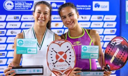 Beach tennis: Brasil tem três jogadoras no Top 4 mundial