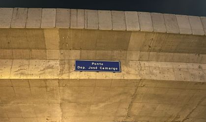 Nova ponte na Castello Branco homenageia deputado José Camargo