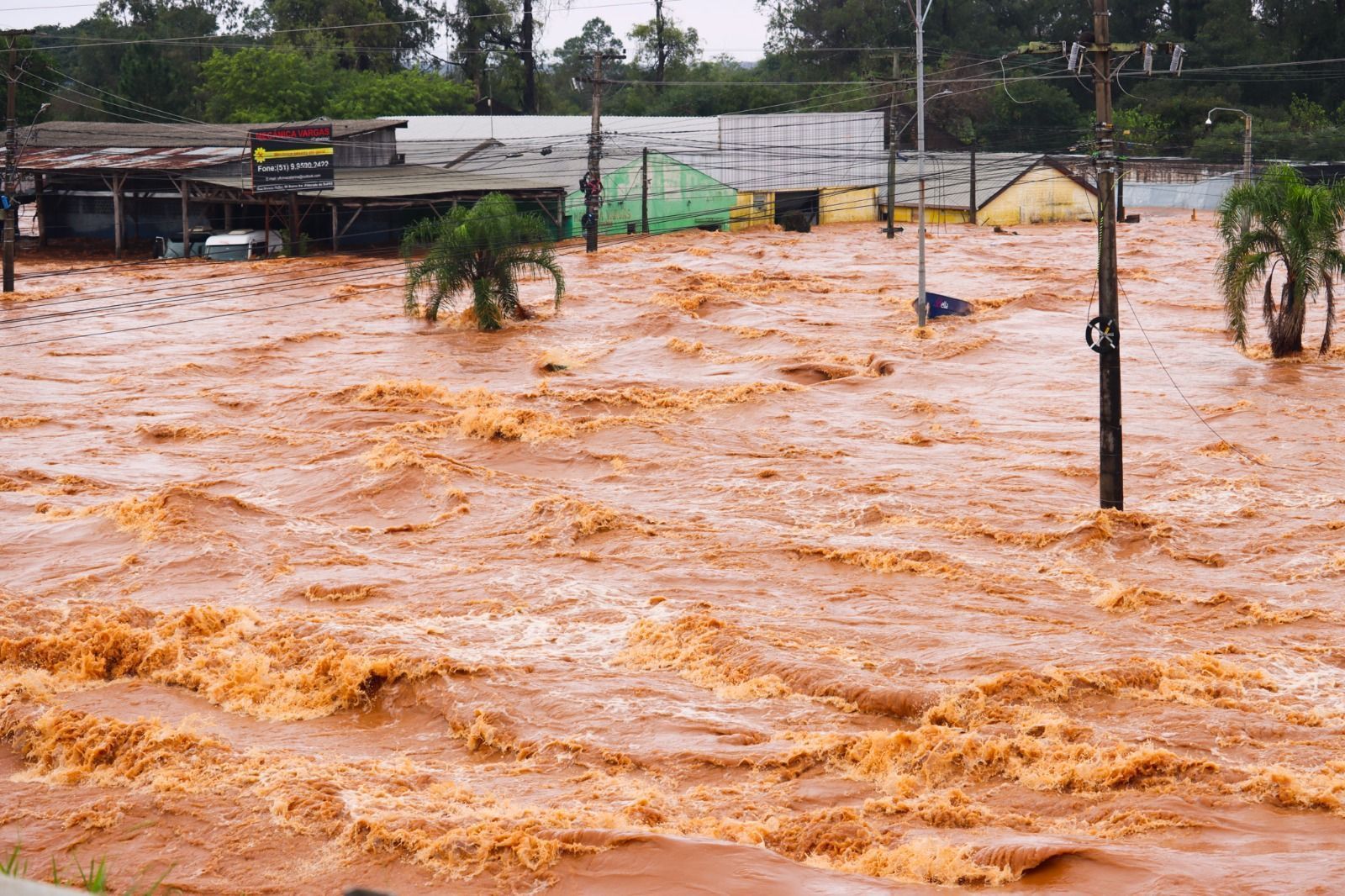 Chuvas provocaram novos alagamentos em Eldorado do Sul, na região metropolitana de Porto Alegre