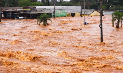Chuvas provocaram novos alagamentos em Eldorado do Sul, na região metropolitana de Porto Alegre