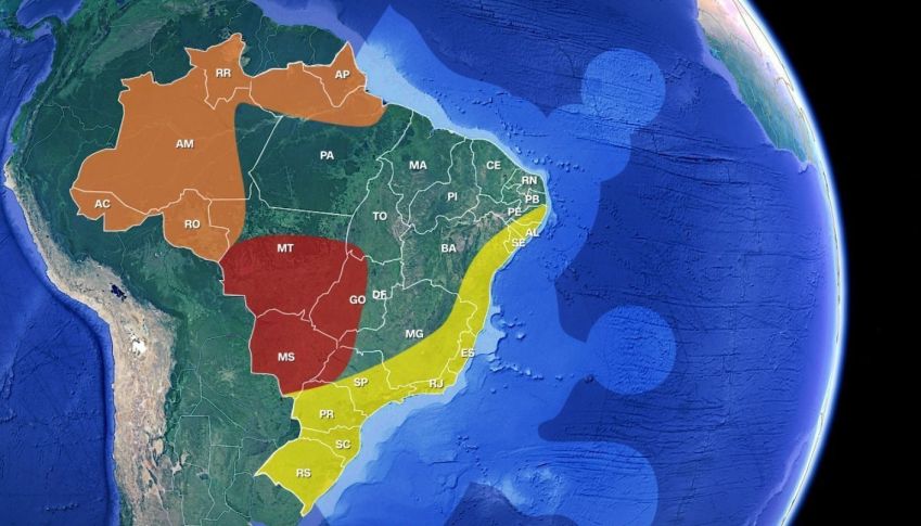 Mapa da Amazônia Azul: extensão marítima de 5,7 milhões de quilômetros quadrados no território brasileiro / CNN Brasil