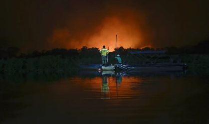 Equipes de RS e DF reforçam hoje combate às queimadas no Pantanal