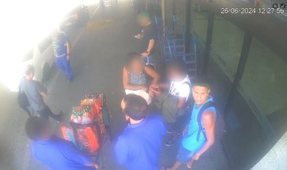 Suspeito preso rodoviária câmeras