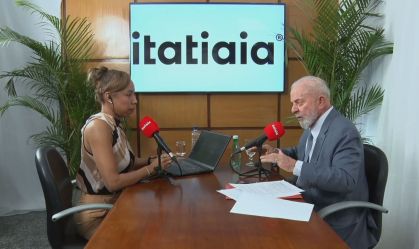 O presidente da República, Luiz Inácio Lula da Silva, em entrevista à Rádio Itatiaia, de Belo Horizonte