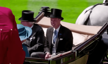 Príncipe William substitui rei Charles III em evento real de corrida de cavalos
