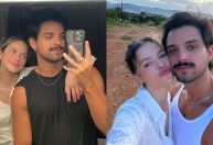 Agatha Moreira e Rodrigo Simas publicam carrossel de fotos em clima de romance