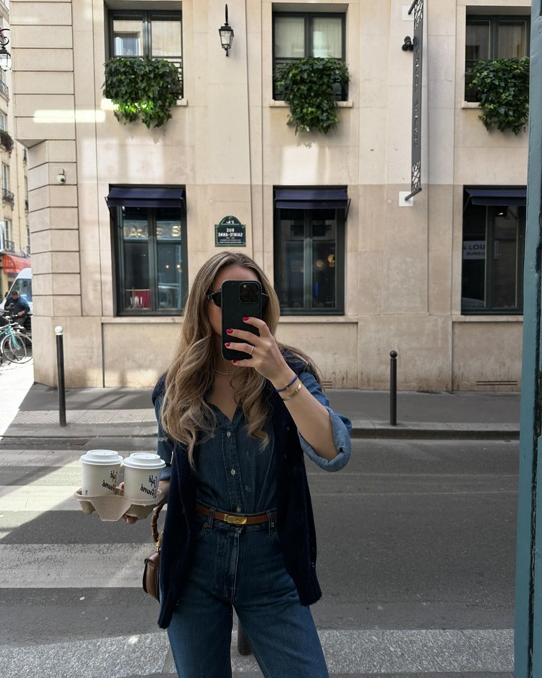 Look all jeans para festa junina / Reprodução/Olivia Faeh/Instagram